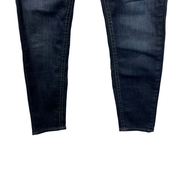 NWOT 27x26 super Silver Suki mid rise ankle skinny darkwashed - Picture 4 of 13